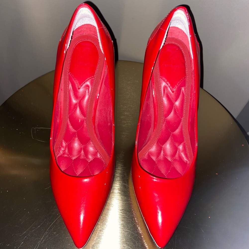 Brian Atwood, Vero Cuoio, red pumps